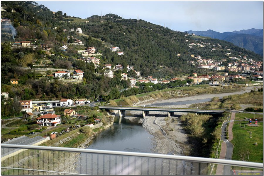 Ландшафт в Val Nervia у Camporosso