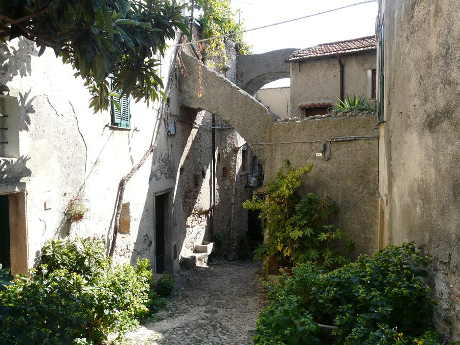 Ausschnitt aus Verezzi in Borgio Verezzi, Ligurien