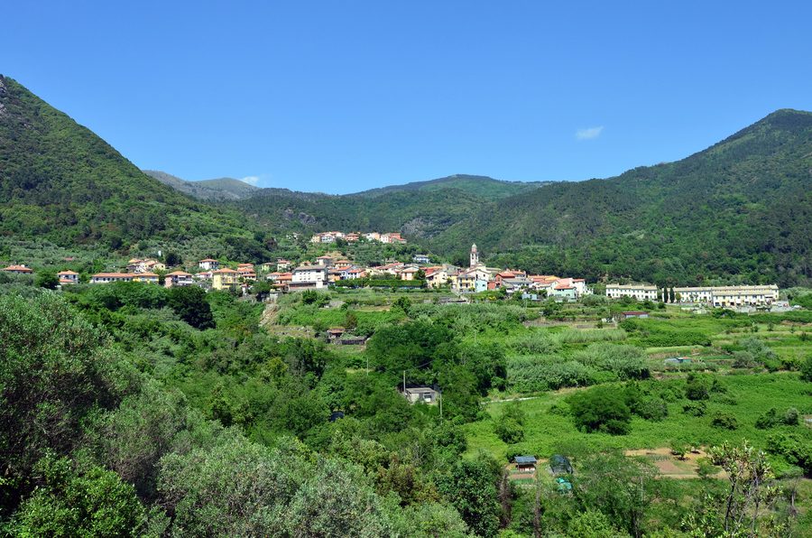 Панорама Баргоне в Казарца-Лигуре, Лигурия